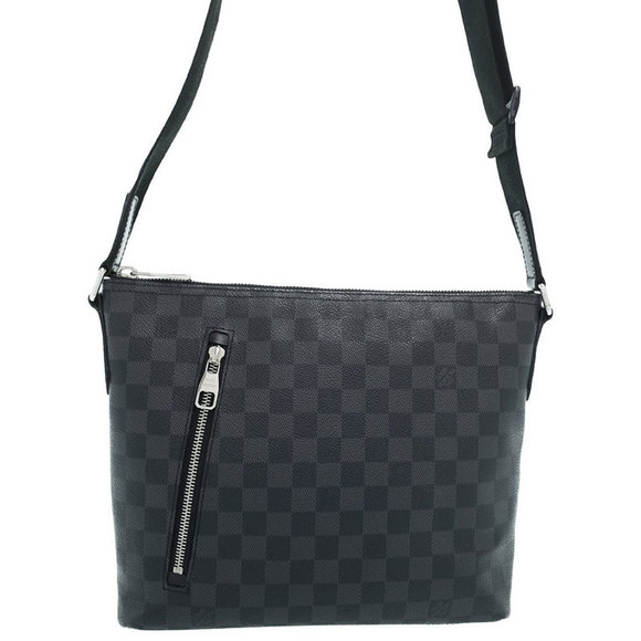 Louis Vuitton | Bags | Louis Vuitton Bag Graphite Black Mick Damier Pm ...
